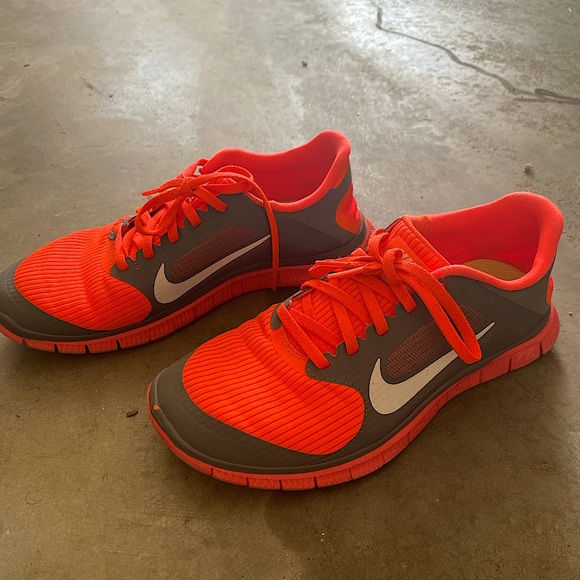 Orange Nike Shoes - Picture 1 of 3